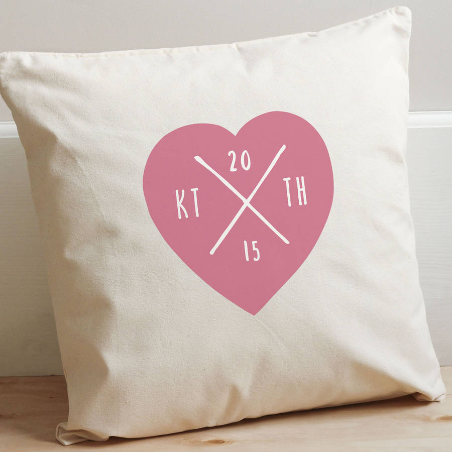 Personalised Wedding Cushion Cover By Old English Company