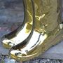 Gold Wellington Boots Porcelain Umbrella Stand, thumbnail 3 of 3