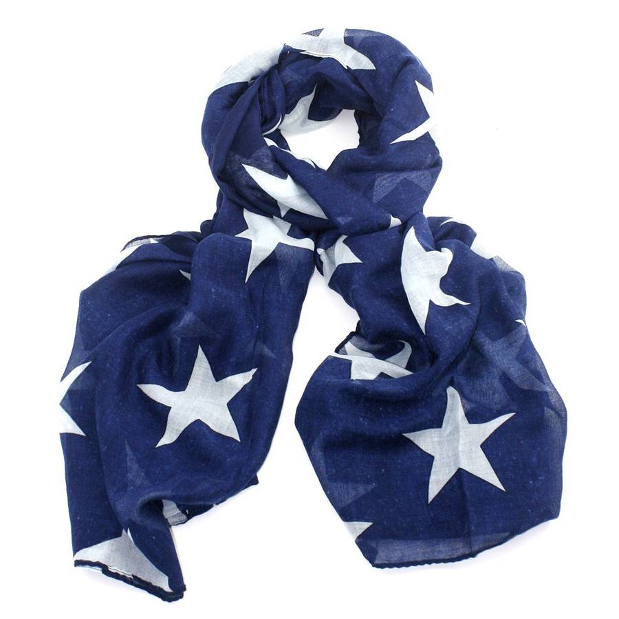 ANDREA'S BLUE NAVY SCARF - EREDI CHIARINI