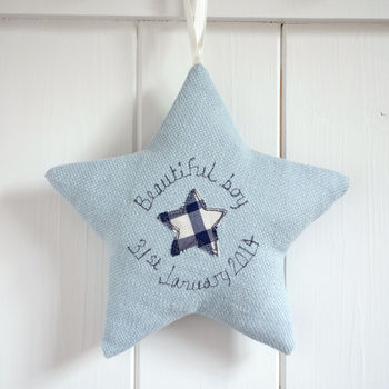 Personalised Initial Hanging Star Gift For Boy Or Girl, 11 of 12