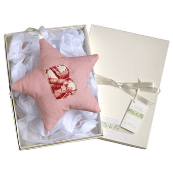 Personalised Initial Hanging Star Gift For Boy Or Girl, 12 of 12