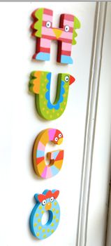 Wooden Alphabet 'Crazy Bird' Letters, 6 of 11