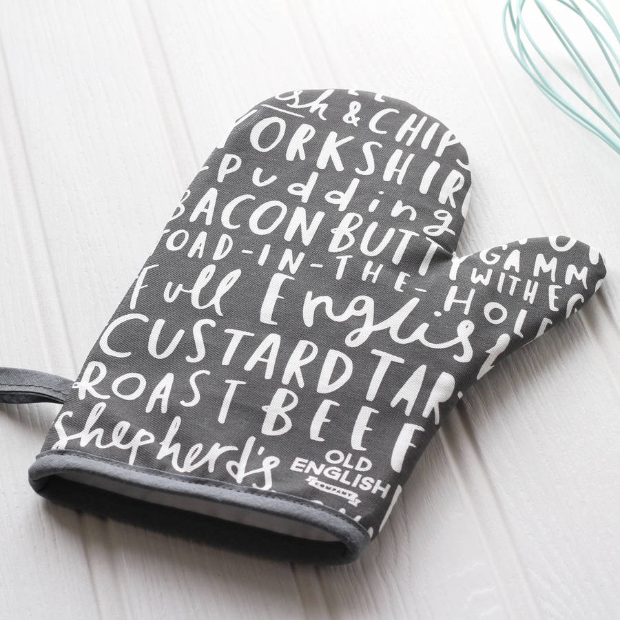 English Food Oven Mitt By Old English Company