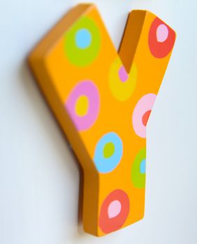 Stripes And Spots Wooden Alphabet Letters, 4 of 8