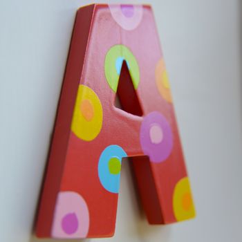 Stripes And Spots And Star Wooden Alphabet Letters, 6 of 6