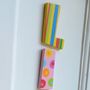Stripes And Spots Wooden Alphabet Letters, thumbnail 3 of 8