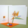 'Bird Of Paradise' Tropical Flower Card, thumbnail 5 of 5