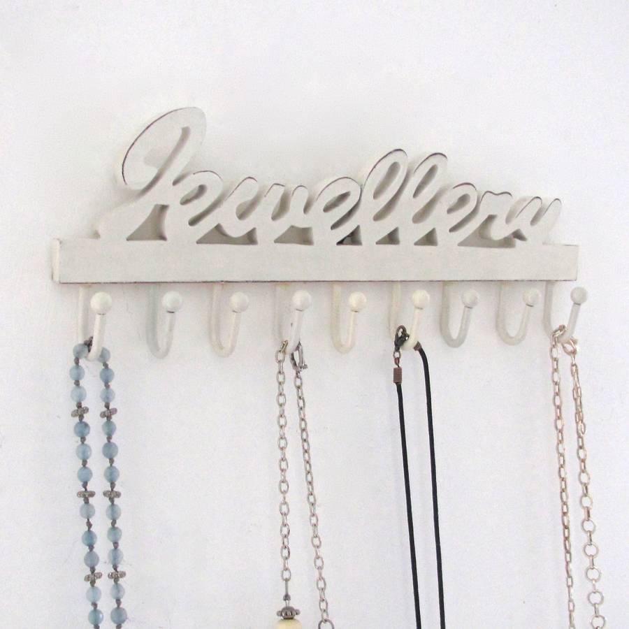 wooden jewellery hooks by chapel cards