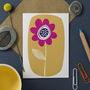 Yellow Flower Greeting Card, thumbnail 1 of 3