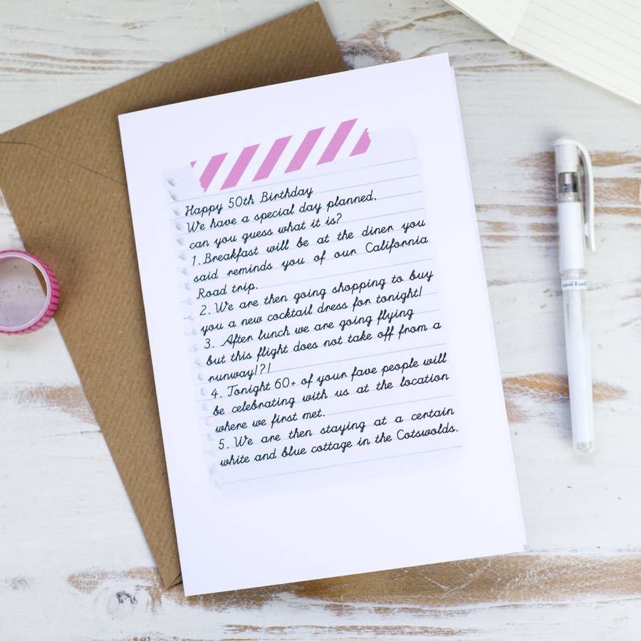 Happy Birthday 'Guess Your Surprise' Card By Milly Inspired