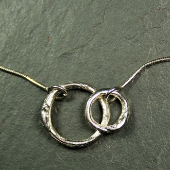 Cast Willow Circles Pendant, 4 of 6