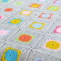 Luxury Granny Square Crochet Blanket Kit, thumbnail 3 of 7