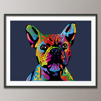 French Bulldog Pop Art Print, 2 of 6