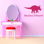 Personalised Dinosaur Wall And Door Sticker, thumbnail 2 of 5