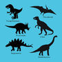 Personalised Dinosaur Wall And Door Sticker, thumbnail 3 of 5