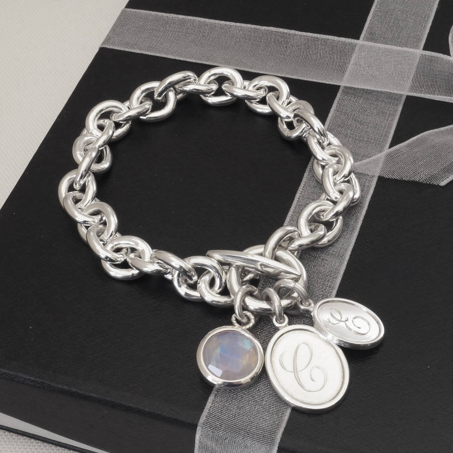 Personalised Chunky Link Bracelet By Sallyanne Lowe 