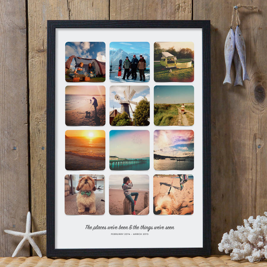 Personalised Instagram Photo Album Poster Print By The Drifting Bear Co Notonthehighstreet Com