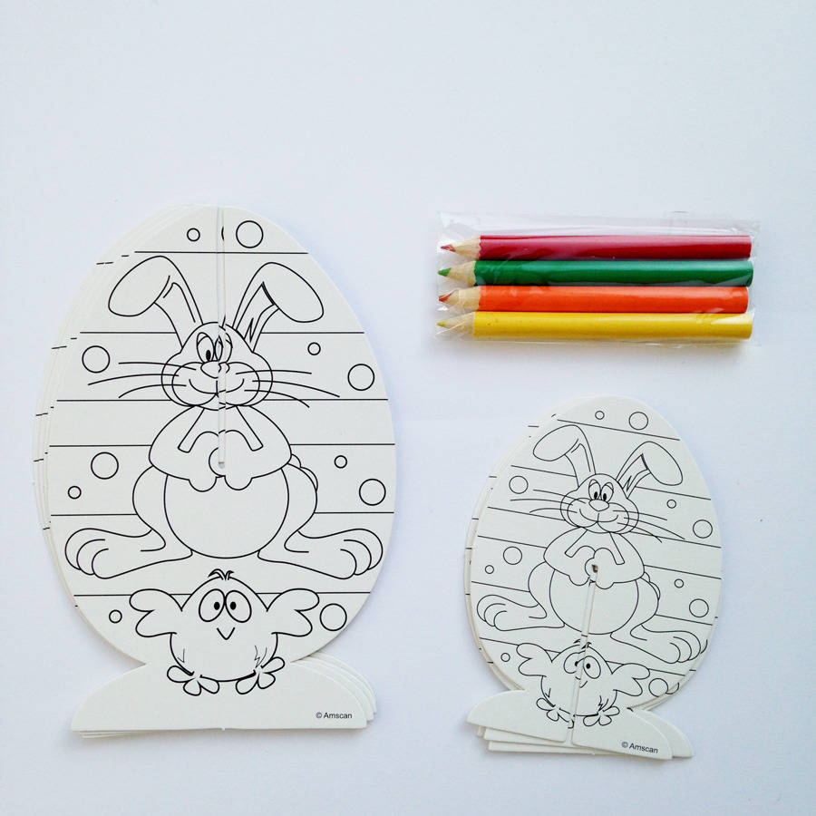 easter 3d egg colouring kit by little lulubel | notonthehighstreet.com