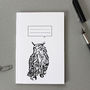 A6 Animal Blank Notebook In Four Designs, thumbnail 1 of 6
