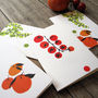 Fruit And Vegetable Blank Note Cards, thumbnail 8 of 8