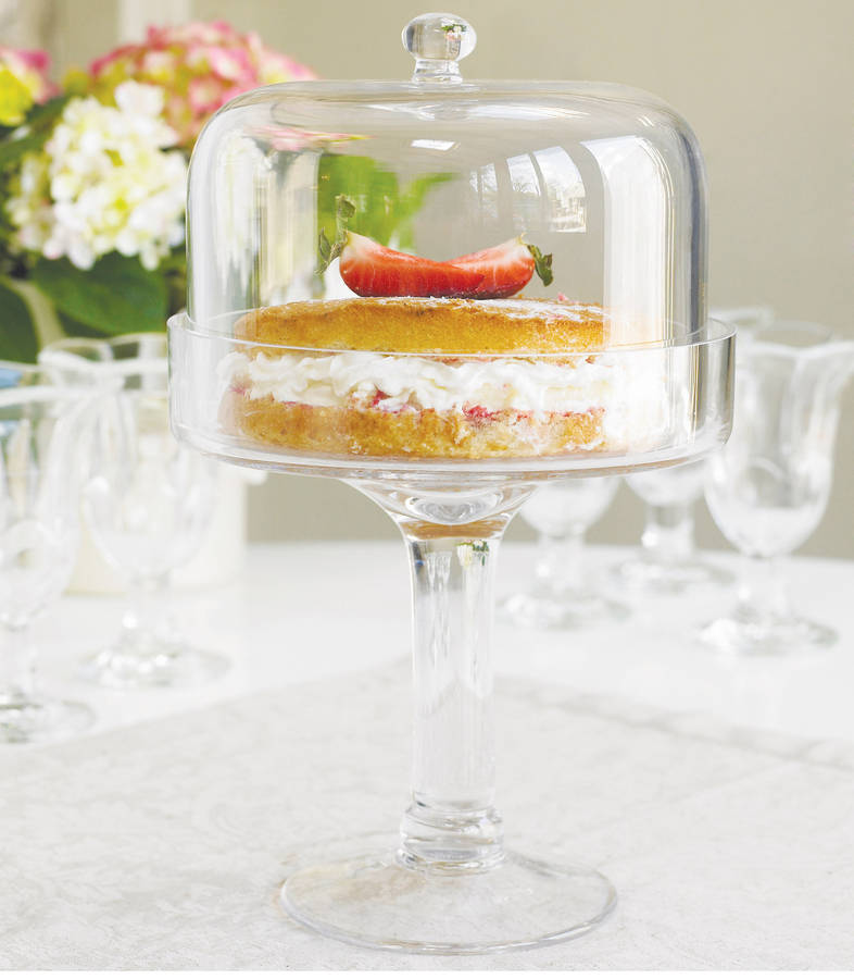 glass cake stand by dibor