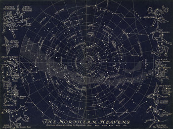 map of the northern stars by bryonie porter | notonthehighstreet.com