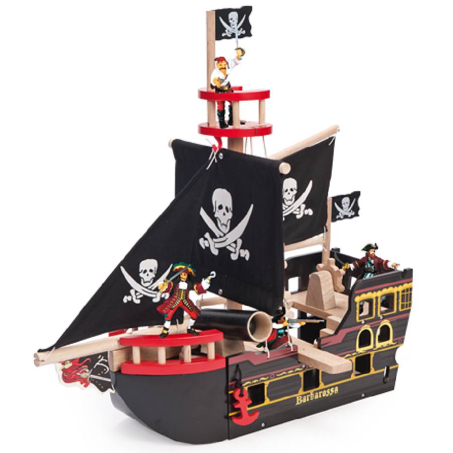 barbarossa wooden pirate ship by harmony at home children's eco ...