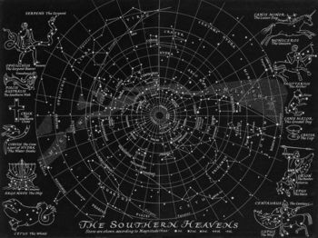 Map Of The Southern Stars, 2 of 2