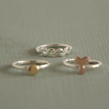 Wave Ring Handmade Sterling Silver, 6 of 8