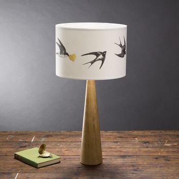 Airmai! Swallows Hand Gilded Lampshade, 2 of 6