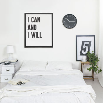 'I Can' Motivational Quote Print, 3 of 5