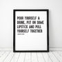 'Pour A Drink' Typography Print, thumbnail 3 of 4