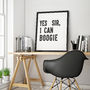 'I Can Boogie' Typography Print, thumbnail 2 of 4