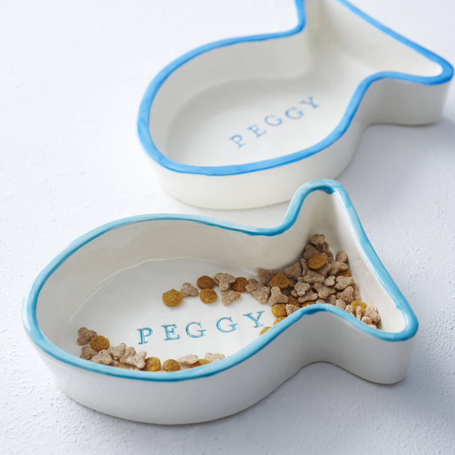 personalised cat bowls