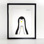 Penguin Family Selfie, Personalised Print, thumbnail 8 of 11