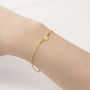 Personalised 14k Gold Filled Heart Bracelet, thumbnail 3 of 5