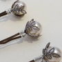 Set Of Three Antique Style Leaf Hair Grips, thumbnail 2 of 4