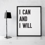 'I Can' Motivational Quote Print, thumbnail 2 of 5