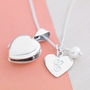 Heart Locket With Birthstone, thumbnail 8 of 12