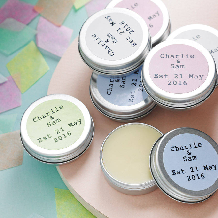 Personalised Lip Balm Favour By Sweet Cecily S Notonthehighstreet Com