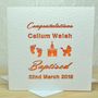 Personalised Laser Cut Christened/Baptism Card, thumbnail 7 of 7