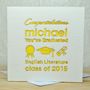 Personalised Laser Cut You've Graduated Card, thumbnail 4 of 5