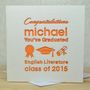 Personalised Laser Cut You've Graduated Card, thumbnail 5 of 5
