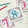 Personalised Numbered Birthday Card, thumbnail 1 of 9