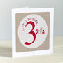 Personalised Numbered Birthday Card, thumbnail 4 of 9