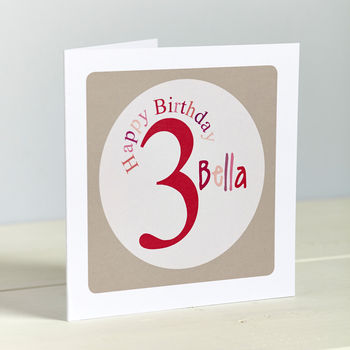 Personalised Numbered Birthday Card, 4 of 9