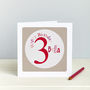 Personalised Numbered Birthday Card, thumbnail 7 of 9