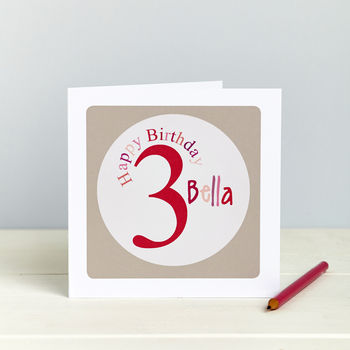 Personalised Numbered Birthday Card, 7 of 9