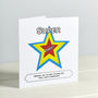 Personalised Superstar Dad Or Daddy Card, thumbnail 5 of 6