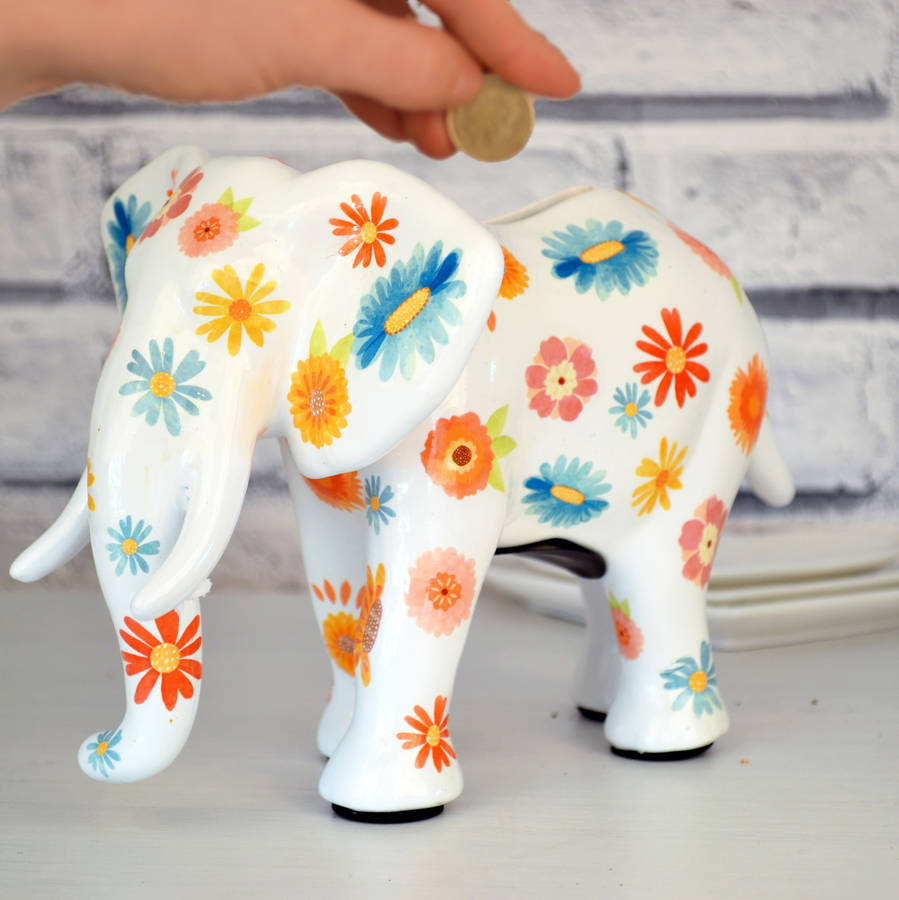 Exotic Elephant Money Box By Solesmith